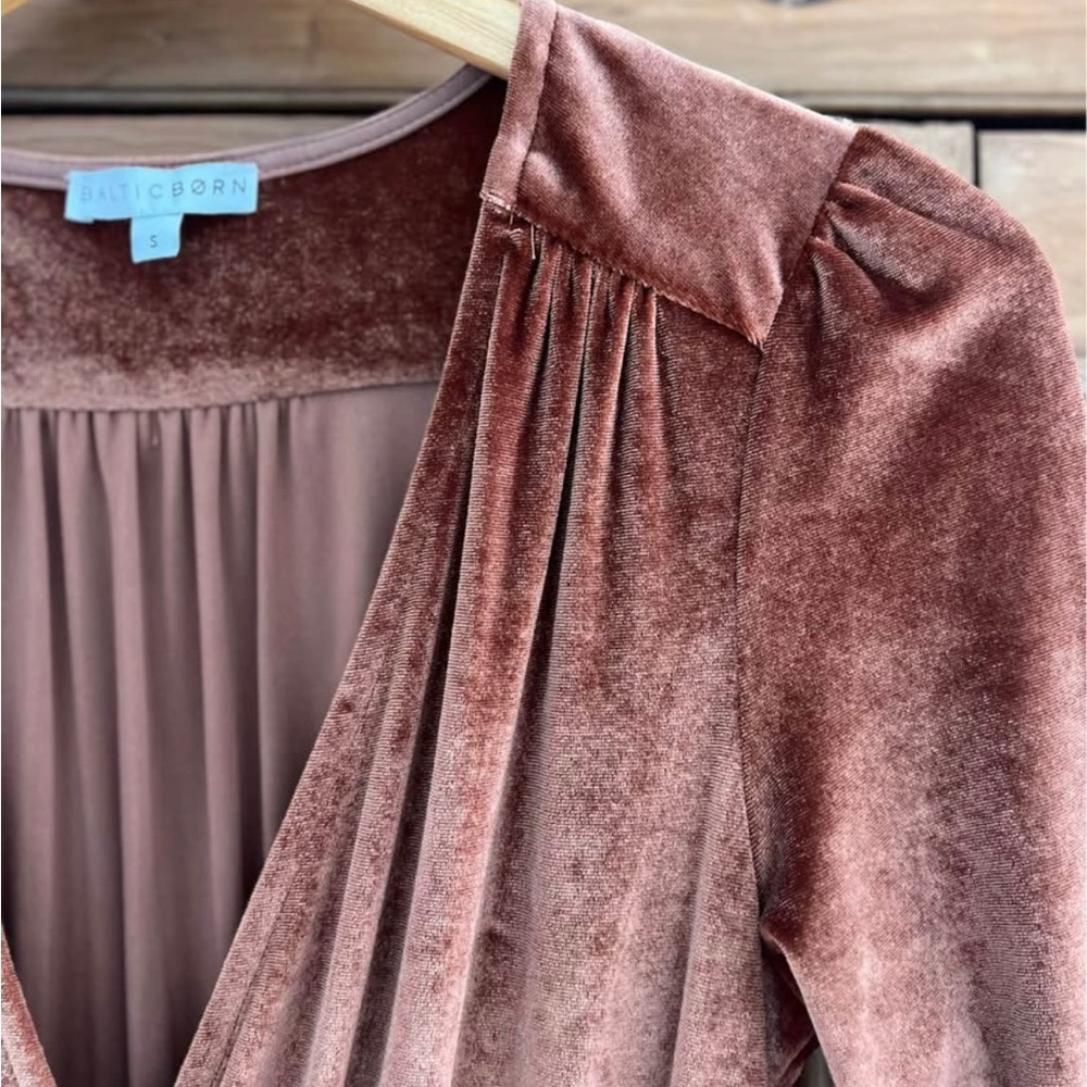 Baltic Born Copper Velvet Dress